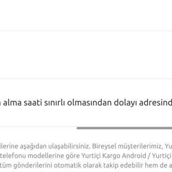 Kargo Sorunu Ve İlgisiz Müşteri Hizmetleri
