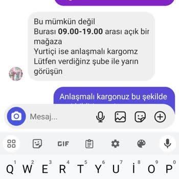 Kargo Sorunu Ve İlgisiz Müşteri Hizmetleri