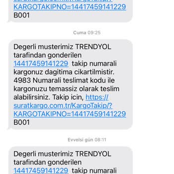 Kargo Teslim Edilmeden İade Edildi!