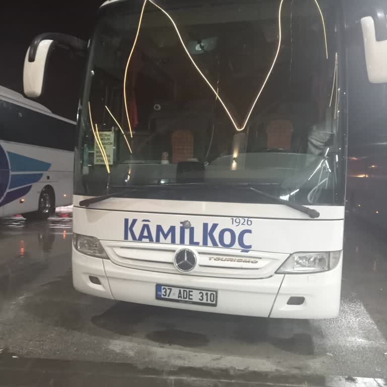 Yolda Kalan Otobüs Ve Mağdur Yolcular