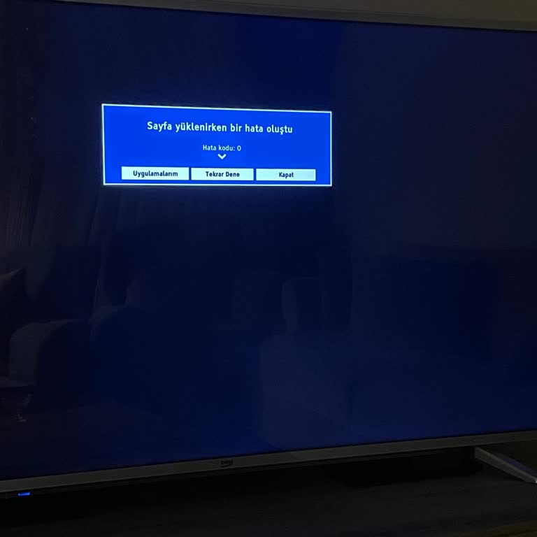 Beko Smart TV Uygulama Merkezi'ne Erişim Sorunu