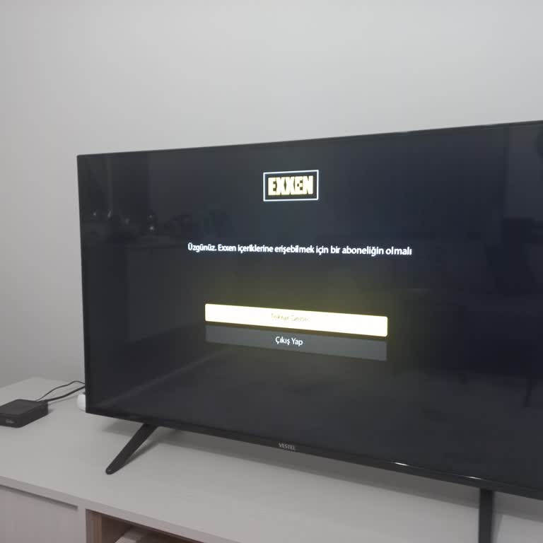 Akıllı TV'de Exxen Abonelik Sorunu