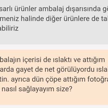 Sipariş Hüsranı: Islak Menü Ve Yetersiz İade