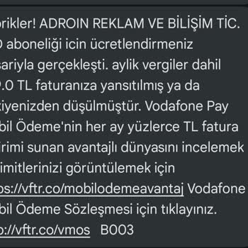 İzinsiz Abonelik Ücretlendirmesi Ve İptal Talebi