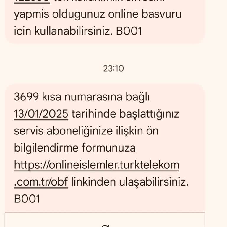Yanlış Abonelik Mesajı Ve İade Talebi