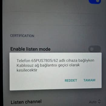 TV Ve Telefon Arasında Bağlantı Sorunu