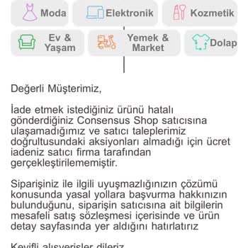 Yanlış Paket Teslimatı Ve İade Sürecinde Destek Eksikliği