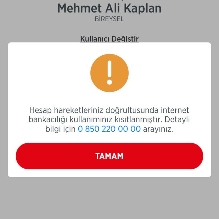 Ziraat Mobile Hesap Erişim Sorunu