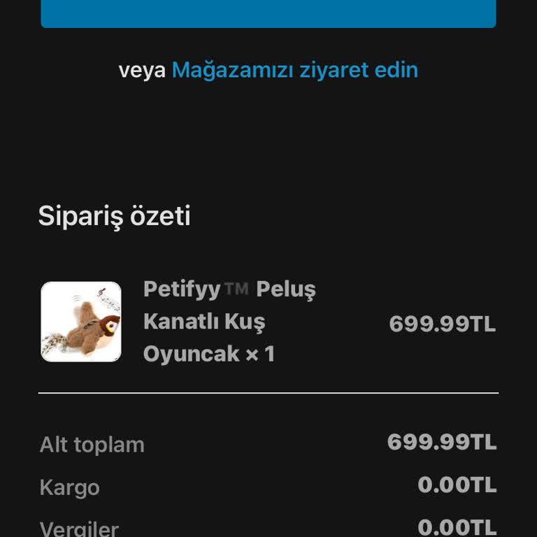 Ürün Siparişi Sonrası İletişim Sorunu