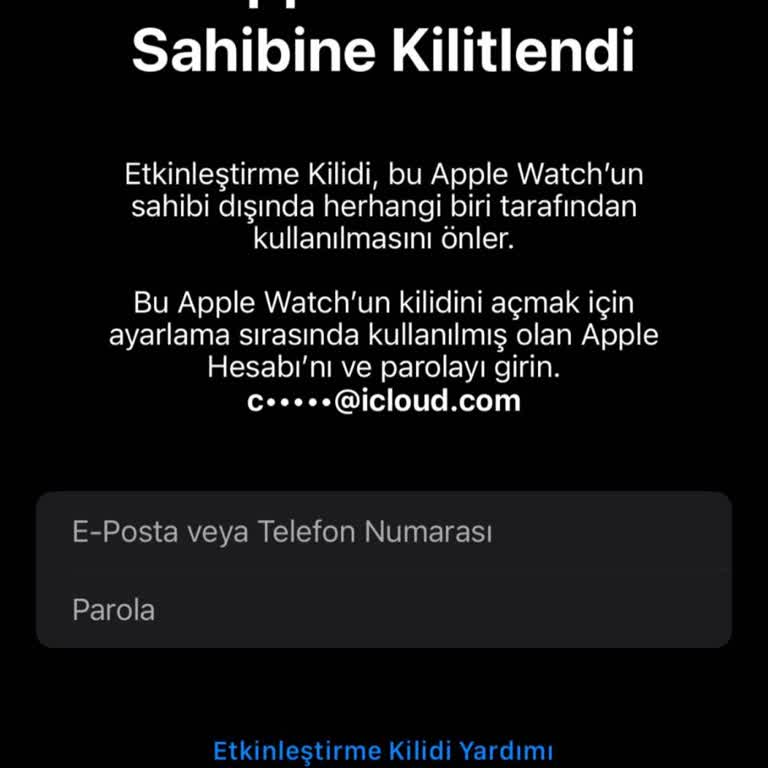Dolap Uygulamasında İade Edilen Apple Watch Sorunu
