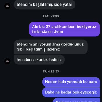 İade Edilmeyen Sipariş Ve İlgisiz Müşteri Hizmetleri