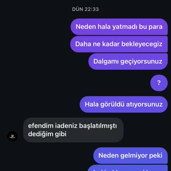 İade Edilmeyen Sipariş Ve İlgisiz Müşteri Hizmetleri