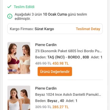 Pier Cardin Sütyeninde Kalitesiz Malzeme Ve Koku Sorunu