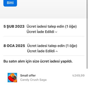 Yanlışlıkla Yapılan Satın Alma İçin Para İadesi Sorunu