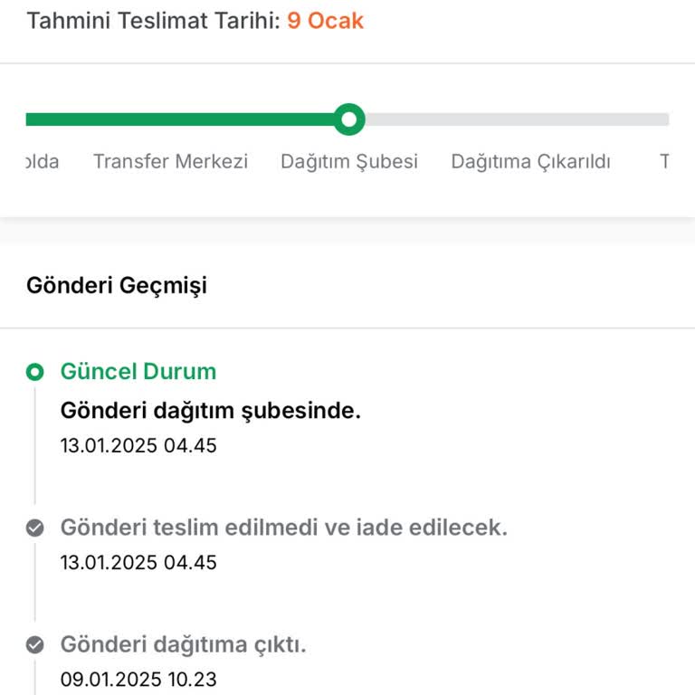 Sürat Kargo Edirne Şubesi'nin Yanıltıcı Beyanları
