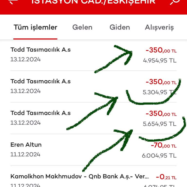 TCDD Bilet Uygulaması: Tek Bilet İçin Üç Kez Ücret Çekildi, Çözüm Bekleniyor
