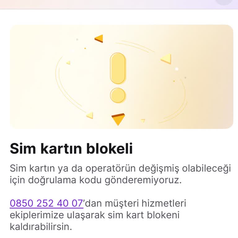 Sim Kart Engeli Yüzünden Hepsifinans'a Erişim Sorunu
