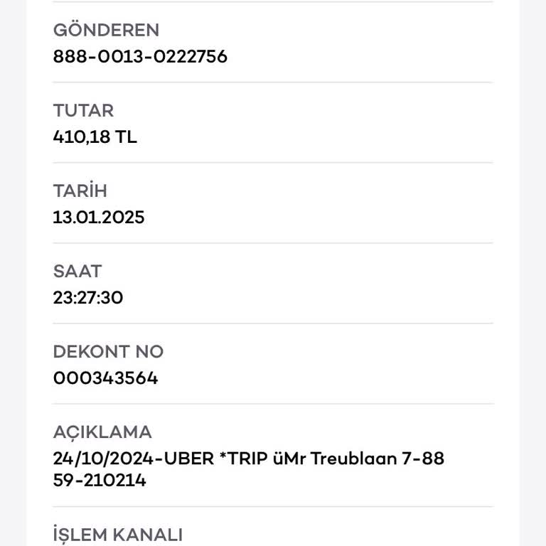 Uber Yolculuğunda Onaysız Ücret Kesintisi Ve Güvenlik Endişesi