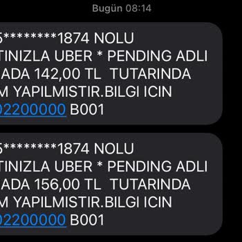 Uber Bekletme Sorunu Ve İptal Ücreti Şikayeti