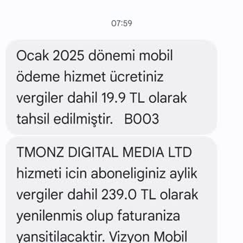 İzinsiz Abonelik Ve Haksız Faturalandırma Sorunu