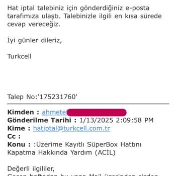 Turkcell Superbox İptalinde Geri Dönüş Sorunu