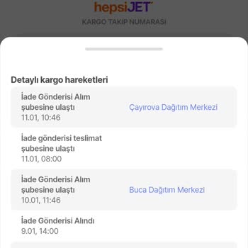 İade Kargosunda Gecikme Ve Müşteri Hizmetleri Sorunu