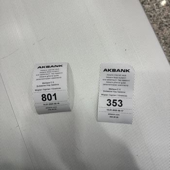 Maltepe Şubesi'nde Numaramatik Sorunu Ve İlgisizlik