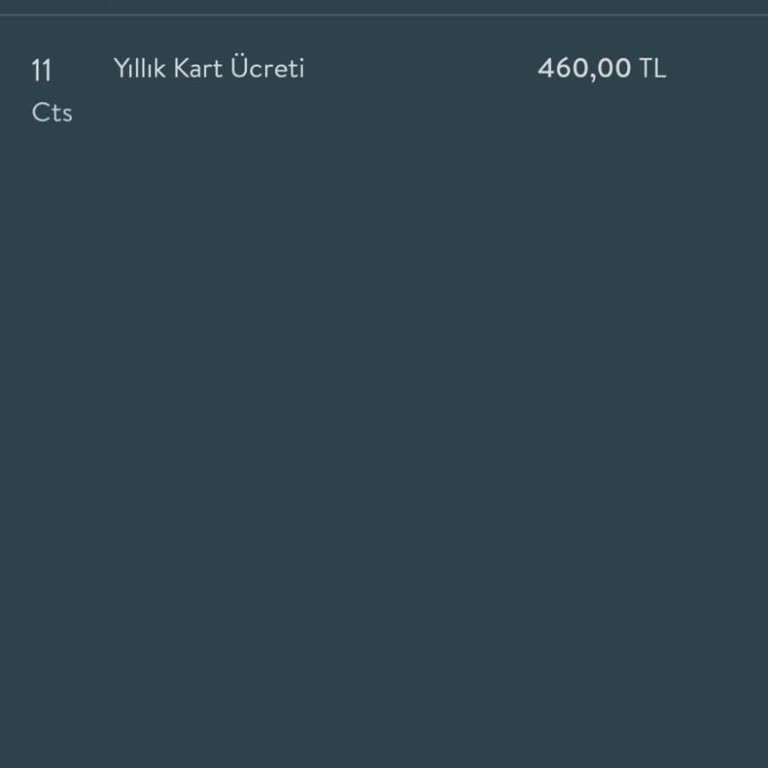 TEB Kredi Kartı Yıllık Ücreti İadesi Talebi
