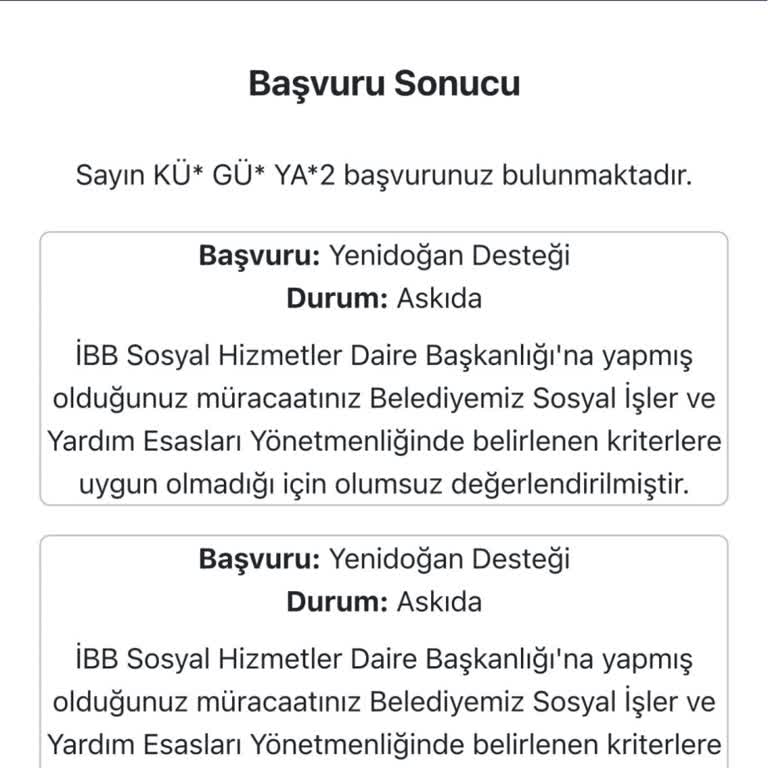 Yenidoğan Destek Paketi Başvuru Sürecinde Belirsizlik