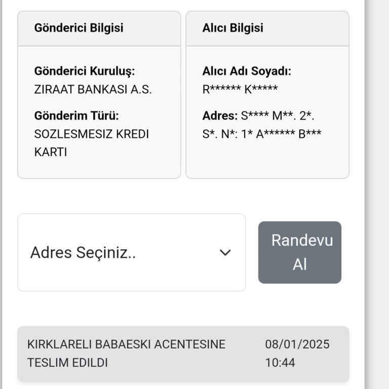 Kuryenet Babaeski'de Kargo Teslim Sorunu