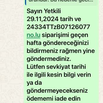 Royalalisveris.com'da Sipariş İptali Ve Para İadesi Sorunu