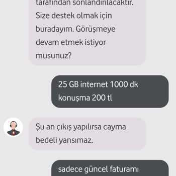 Vodafone Cayma Bedeliyle İlgili Yanlış Bilgilendirme