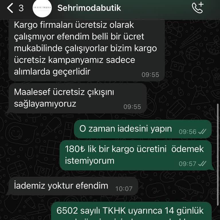 İade Hakkım Engelleniyor: Yüksek Kargo Ücretiyle Karşı Karşıya