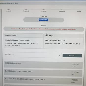 Kayıp Kredi Kartı Teslimatı Sorunu