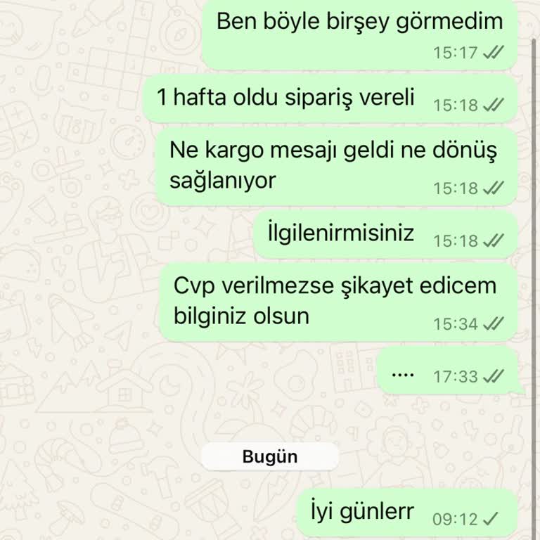 Sipariş Edilen Kabanın Teslimatında Sorun Yaşıyorum