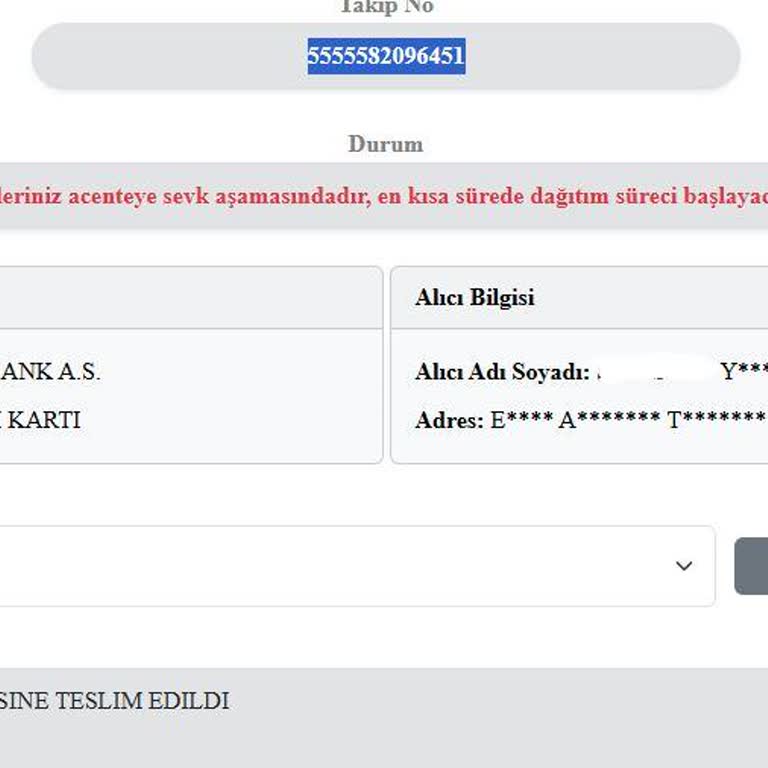 Kuryenet Kredi Kartım Kuryede Bekliyor, Acil Çözüm Bekliyorum!