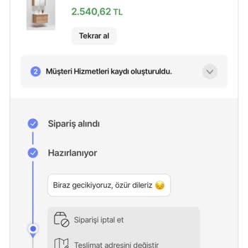 Hepsiburada'dan Sipariş Edilen Banyo Dolabı Teslim Edilmiyor