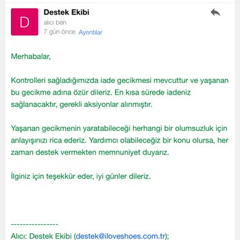 İki Aylık İade Bekleyişi: Çizme Kabusu