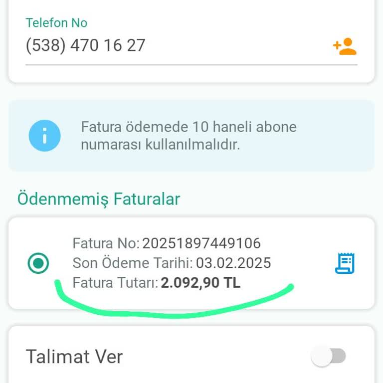 Taahhüt Bitişine Rağmen Yüksek Fatura Şoku