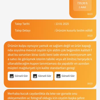 Çeyiz İçin Alınan Kusurlu Çaydanlık Sorunu