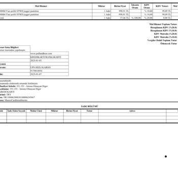 Yeni Alınan Eşofmanların Dikiş Sorunu