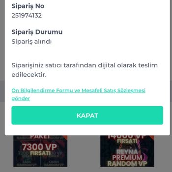 Eksik Valorant Points Teslimatı