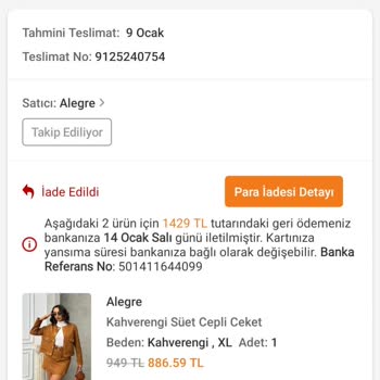 Teslim Edilmeyen Sipariş Ve Geciken İade Süreci