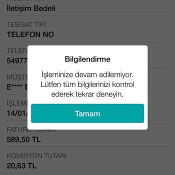Vodafone Sistem Hatası Nedeniyle Ödeme Yapamıyorum Hattım Kapanacak
