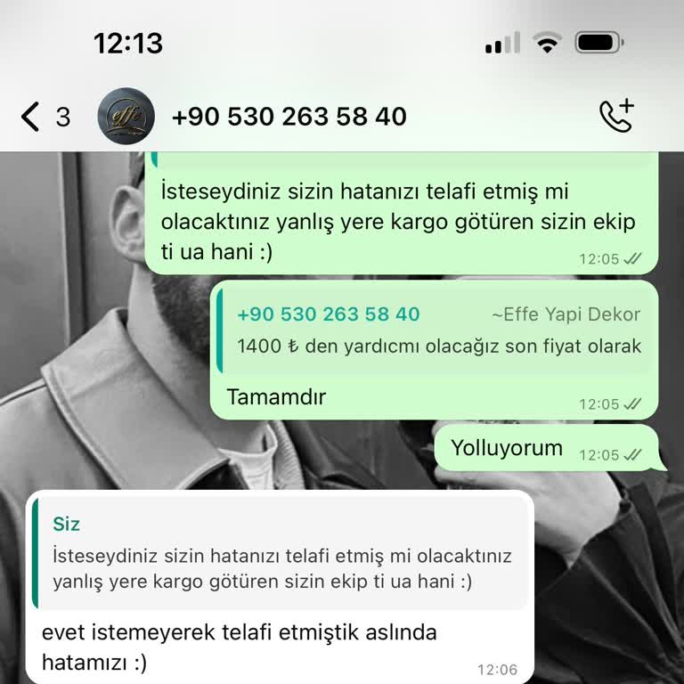 Yanlış Adrese Teslim Edilen Aynada Müşteri Memnuniyetsizliği