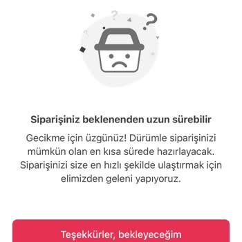 Yemeksepeti'nin Süre Taahhütlerine Uymaması Ve Müşteri Hizmetleri Sorunu
