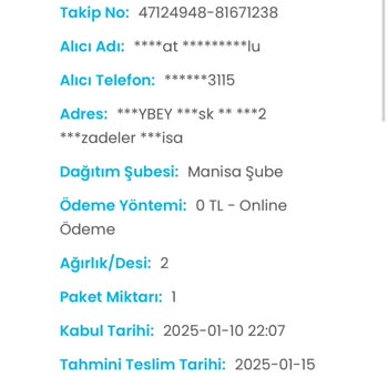 Teslimat Gecikmesi Ve İletişim Sorunları
