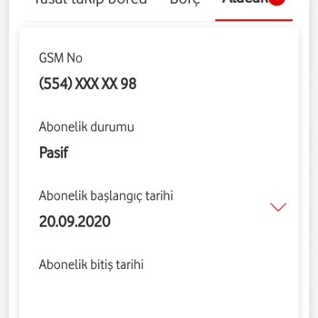 Vodafone'dan Alacaklı Olduğum Paranın İadesi Yapılmıyor