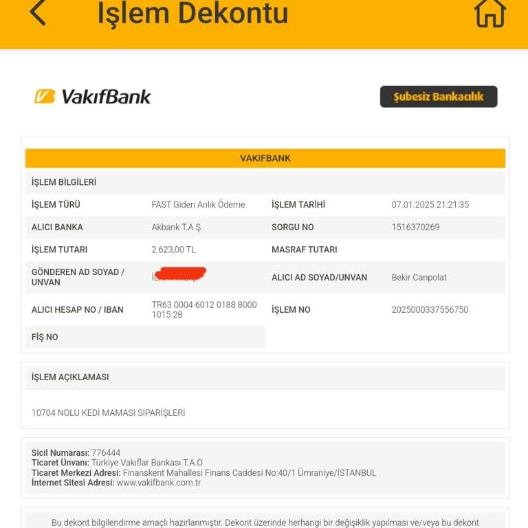 EFT İle Ödeme Sonrası İade Sorunu Ve İletişim Eksikliği