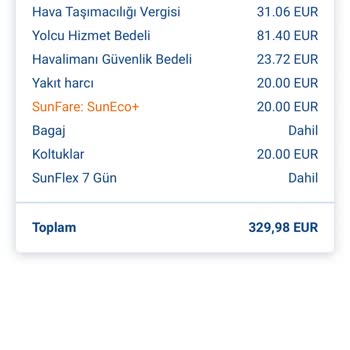 Sunexpress Koltuk Seçimi Ve Ücretlendirme Yanıltmacası